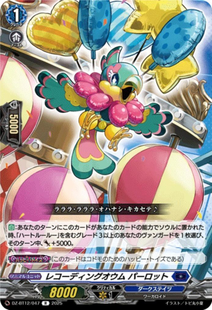 Recording Parrot Parrot(R)(DZ-BT12/047)