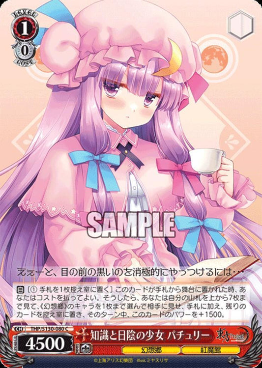 Patchouli, the girl of knowledge and shadow (THP/S130-080)