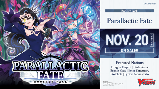 [EN] Cardfight!! Vanguard VG-DZ-BT17: Parallactic Fate Booster Box Pre-Order
