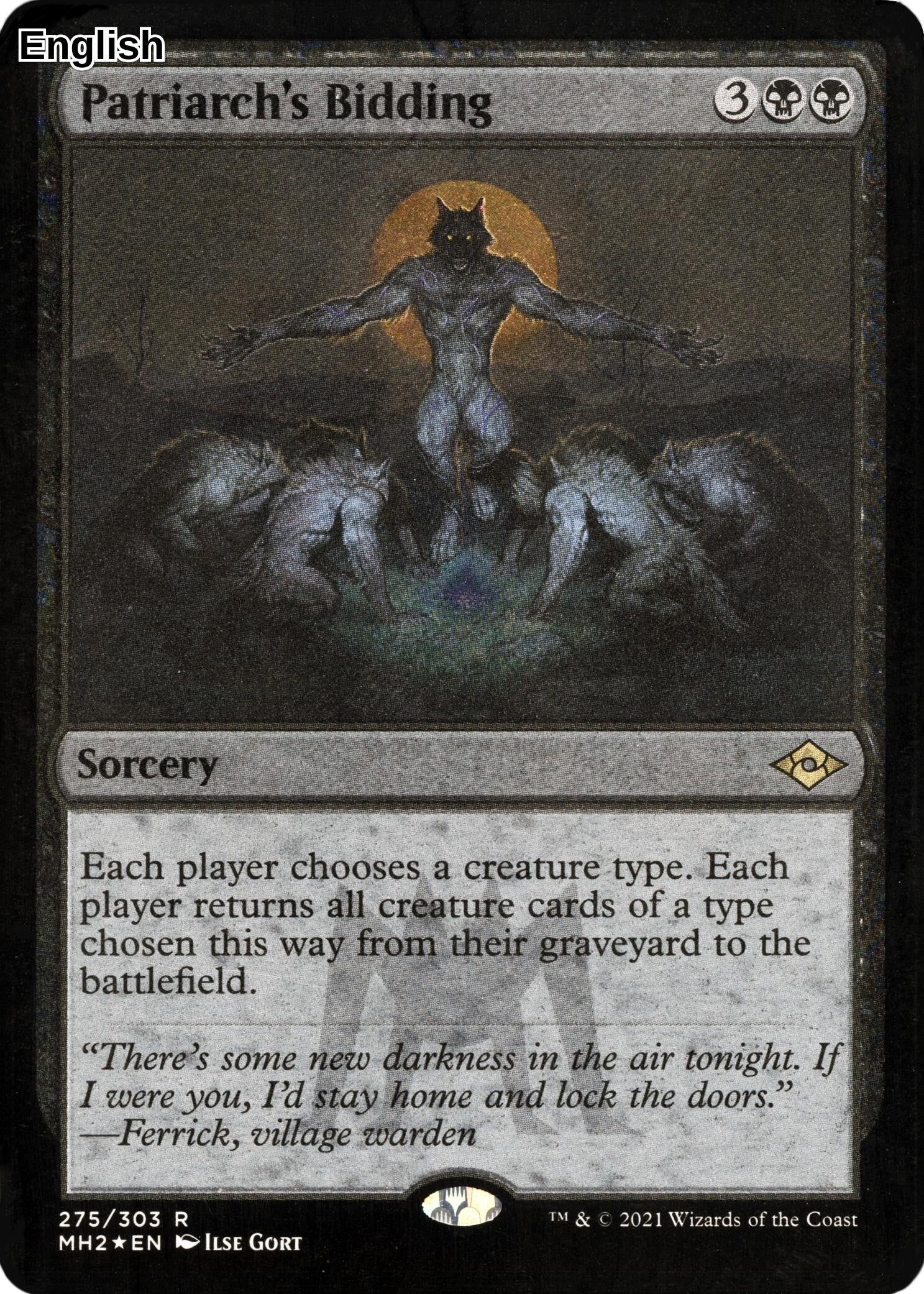 Patriarch's Bidding (Foil Etched)