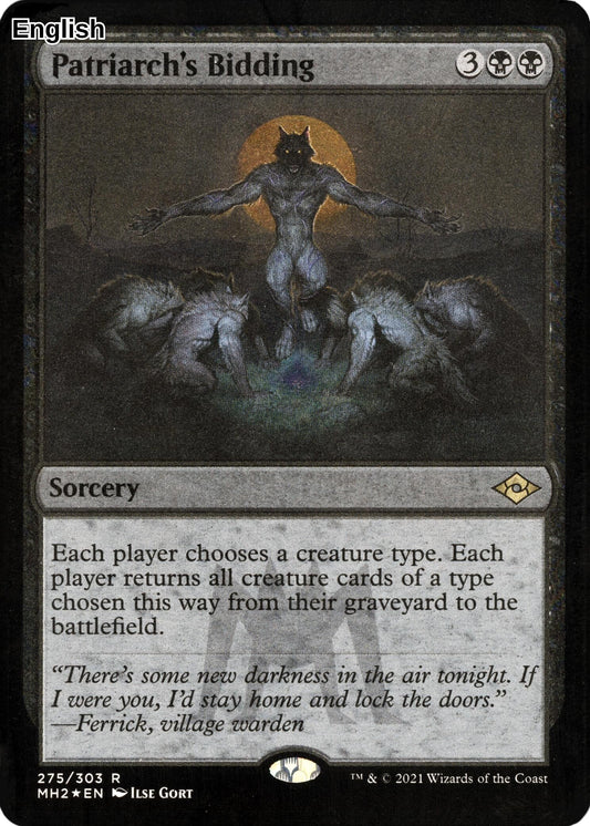 Patriarch's Bidding (Foil Etched)