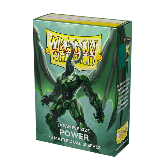 Dragon Shield: Japanese Size 60ct Sleeves - Power (Matte)