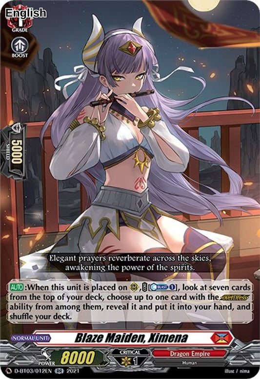 Blaze Maiden, Ximena