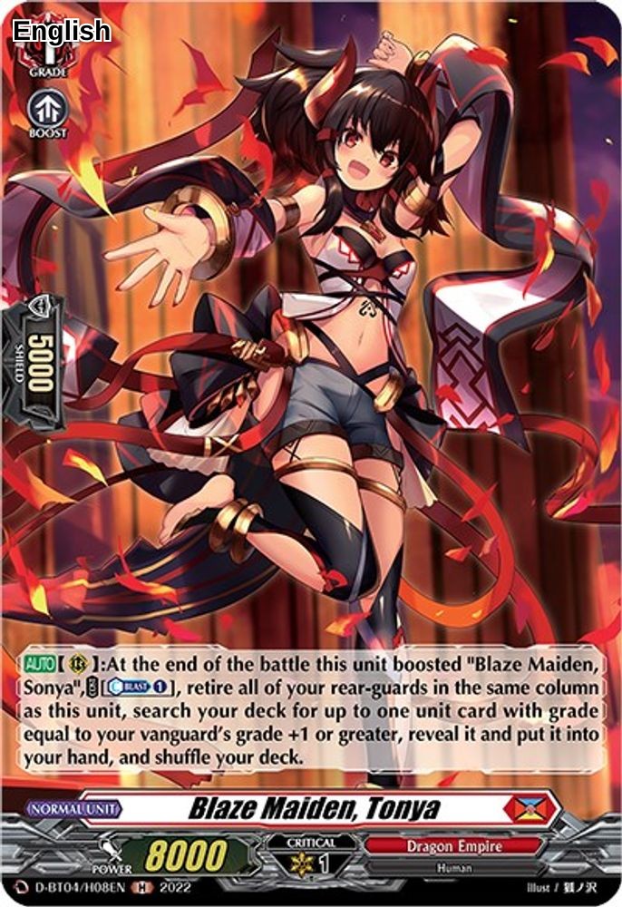 Blaze Maiden, Tonya (Holo)