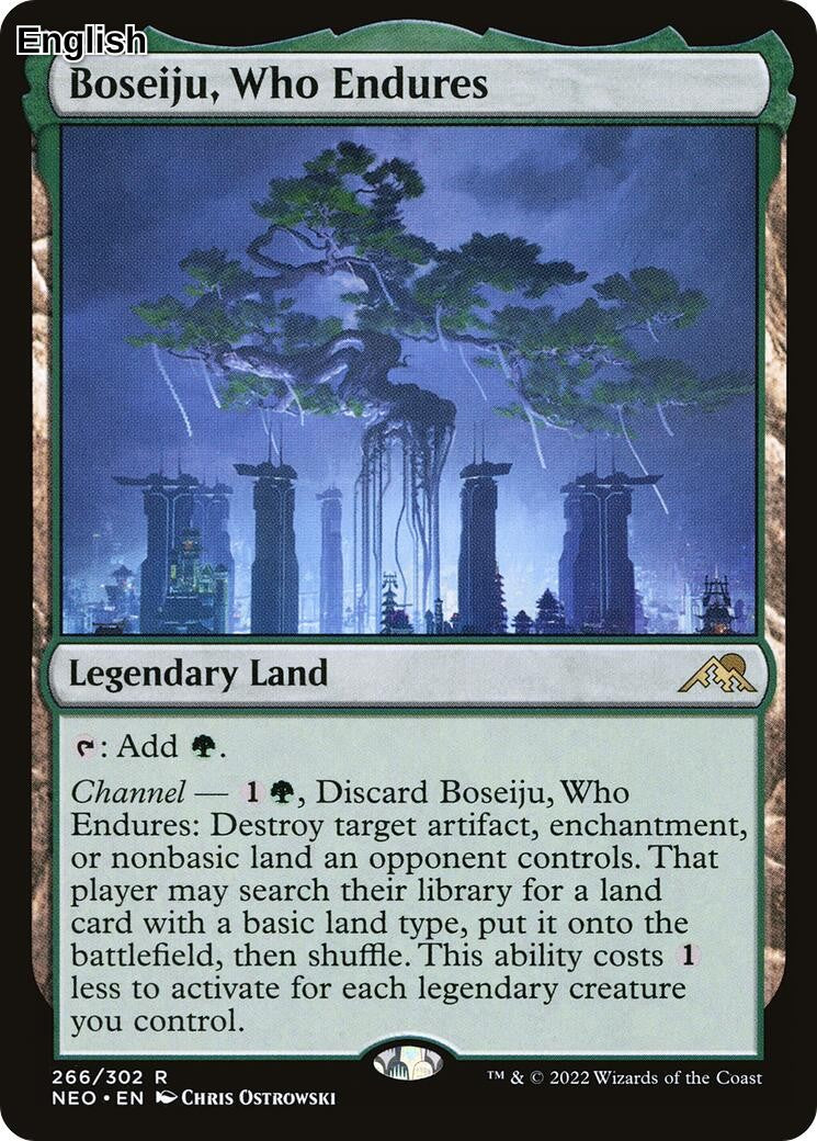 Boseiju, Who Endures