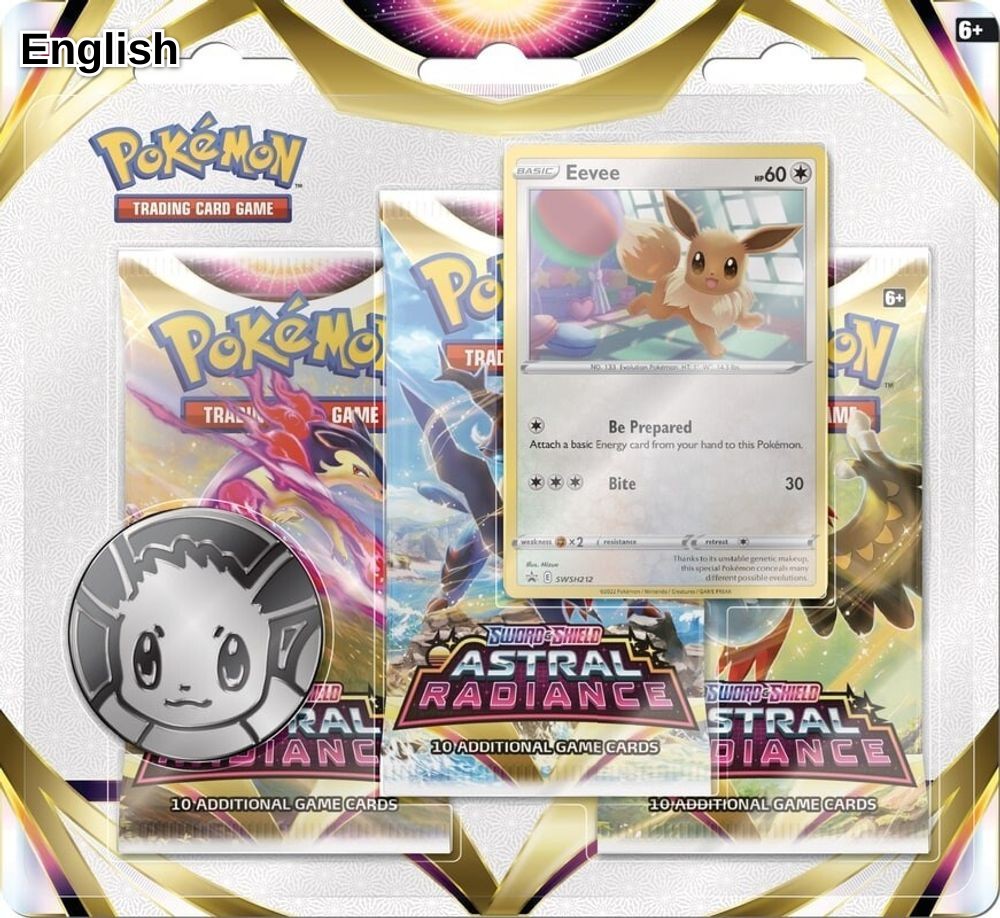 Astral Radiance 3 Pack Blister [Eevee]