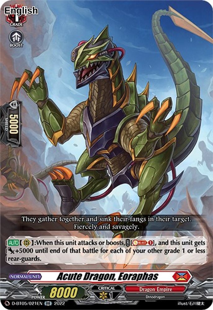 Acute Dragon, Eoraphas