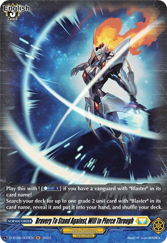 Bravery To Stand Against, Will to Pierce Through (Holo)