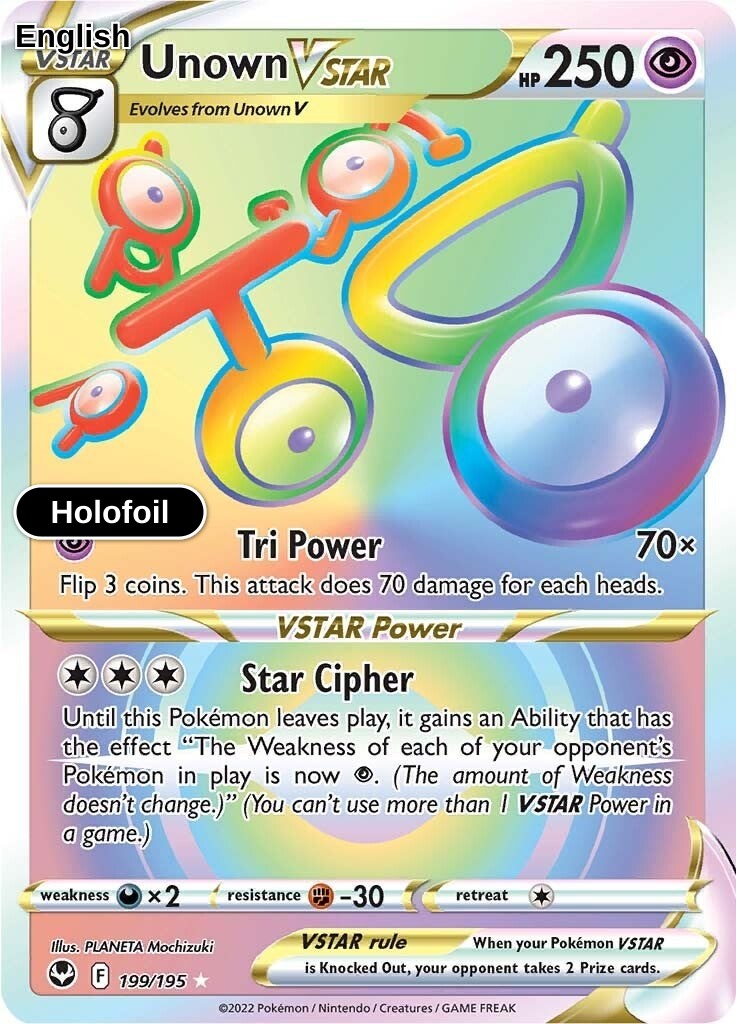 Unown VSTAR (Secret)