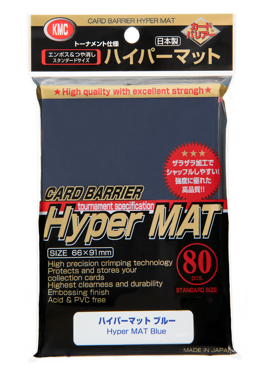 KMC Card Barrier Hyper Mat Blue 80pcs