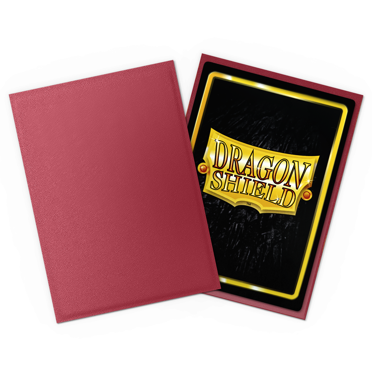 Dragon Shield Non-Glare Matte Blood Red Sleeves (100-Pack)