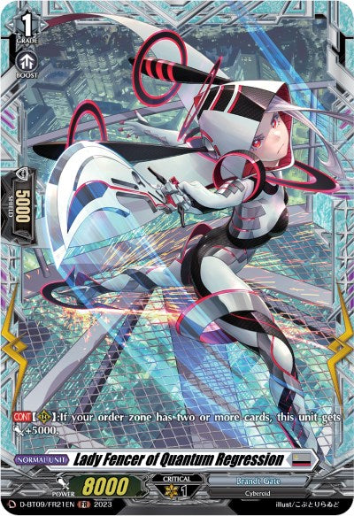 Lady Fencer of Quantum Regression (D-BT09/FR21EN) [Dragontree Invasion]