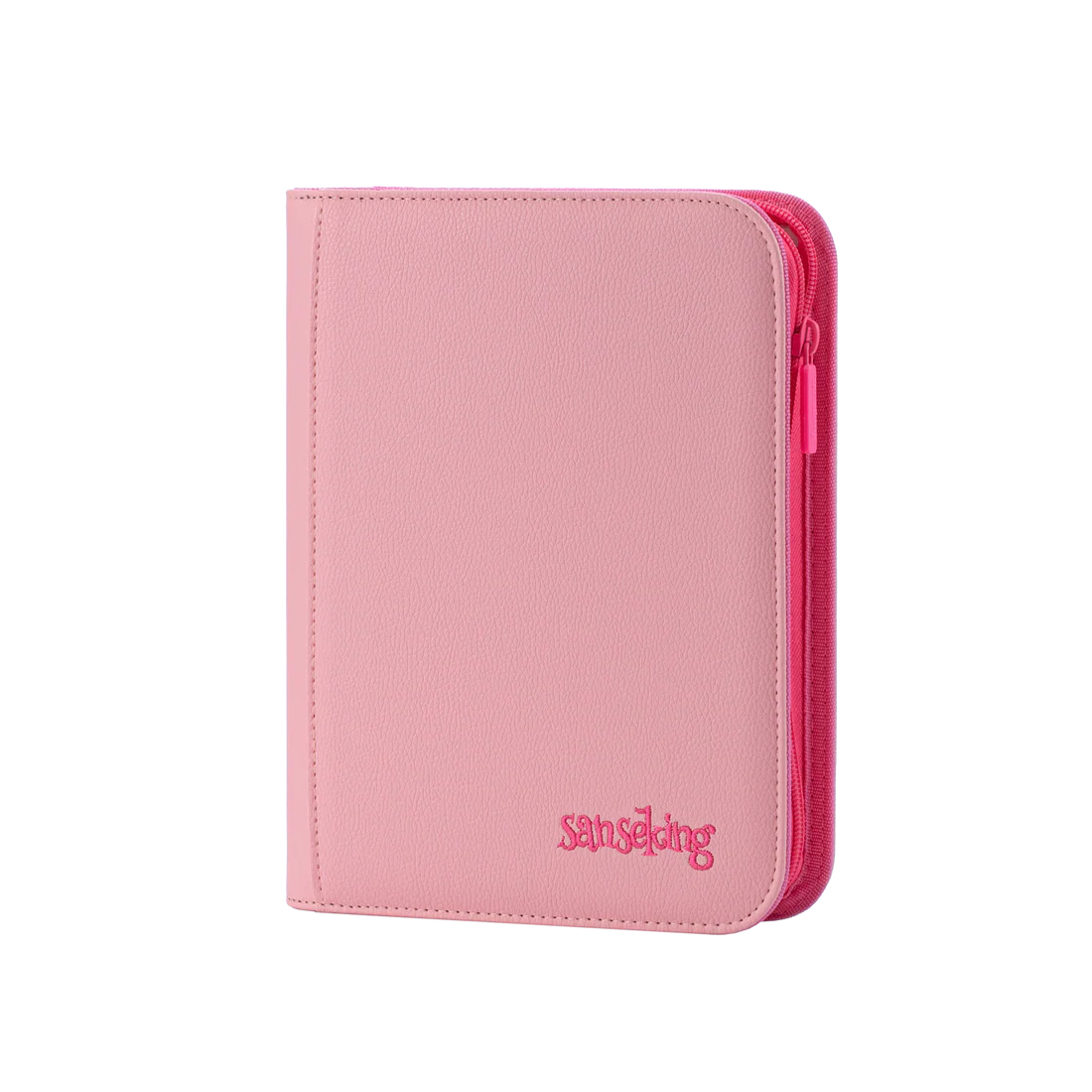 Sanseking Solid Color PU Card Binder (Pink)