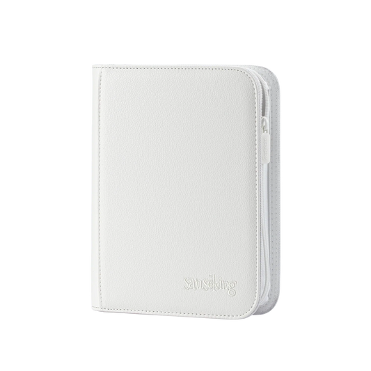 Sanseking Solid Color PU Card Binder (White)