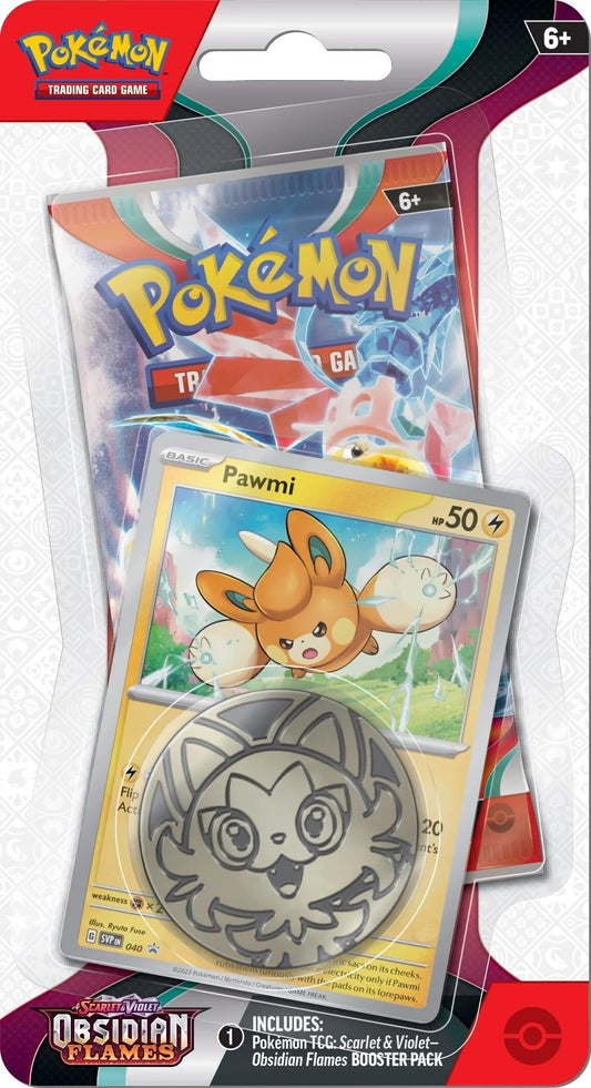 Scarlet & Violet: Obsidian Flames - Single Pack Blister (Pawmi/Wooper)