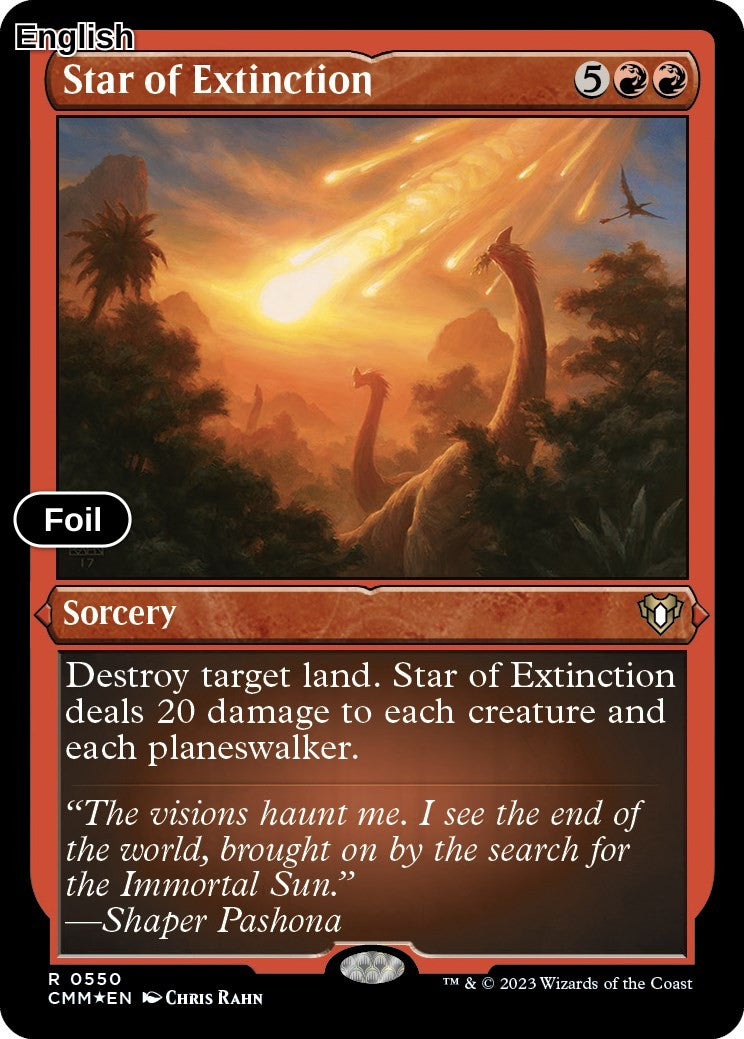 Star of Extinction (Foil Etched)
