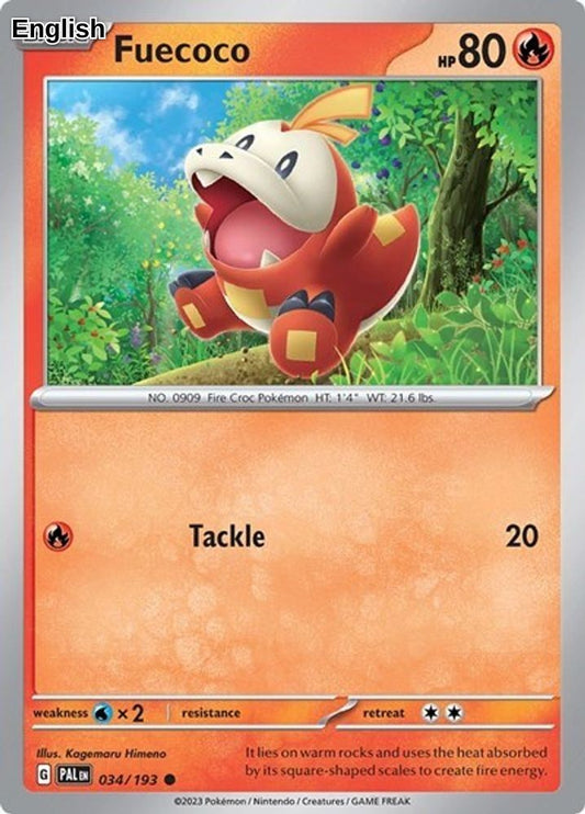 Fuecoco - 034/193 (Summer 2023 Collector Chest)