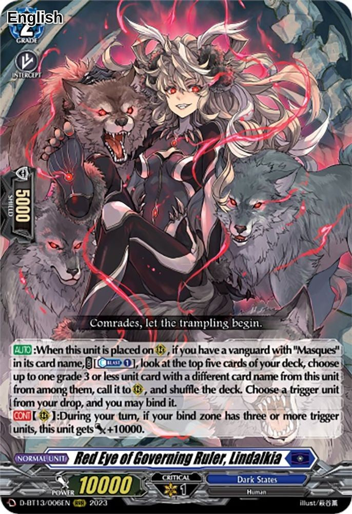 Red Eye of Governing Ruler, Lindalkia