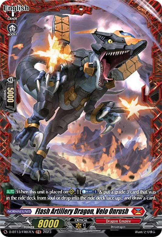 Flash Artillery Dragon, Velo Onrush (FR)