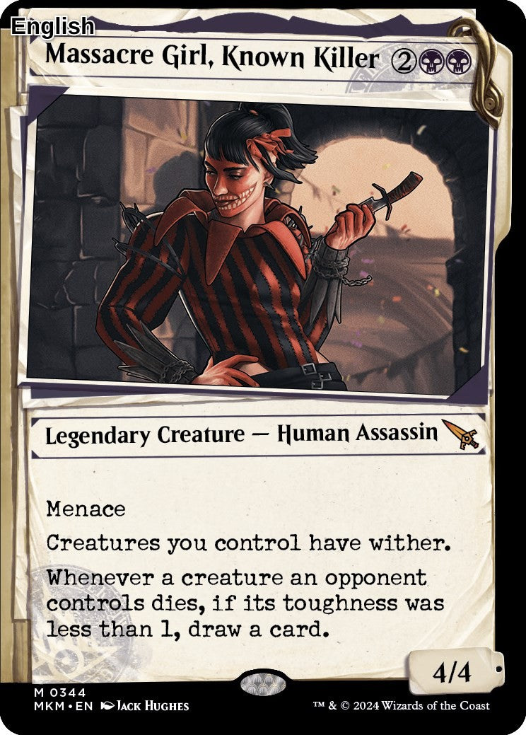 Massacre Girl, Known Killer (Showcase)
