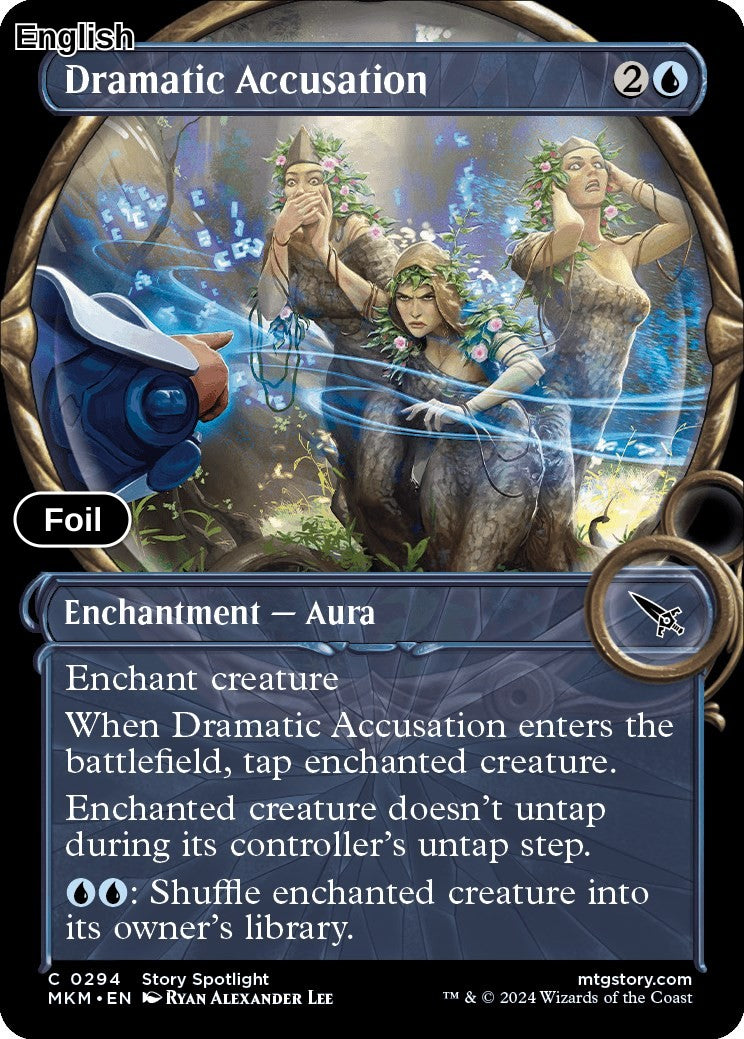 Dramatic Accusation (Showcase) [MKM - 294] C Murders at Karlov Manor - Foil