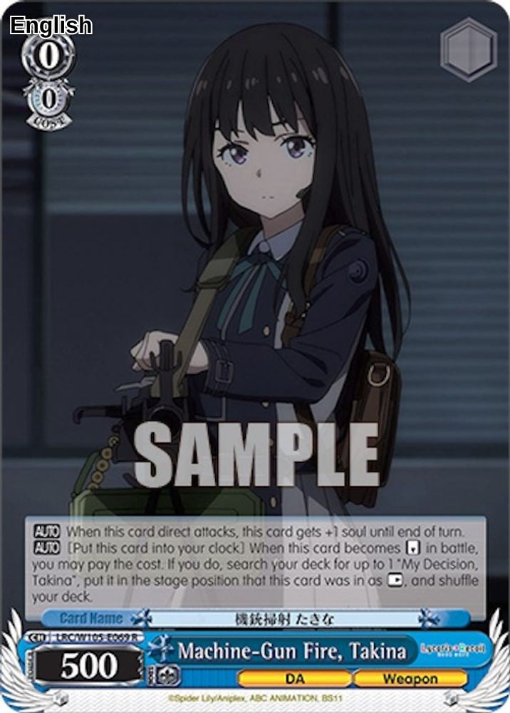 Machine-Gun Fire, Takina