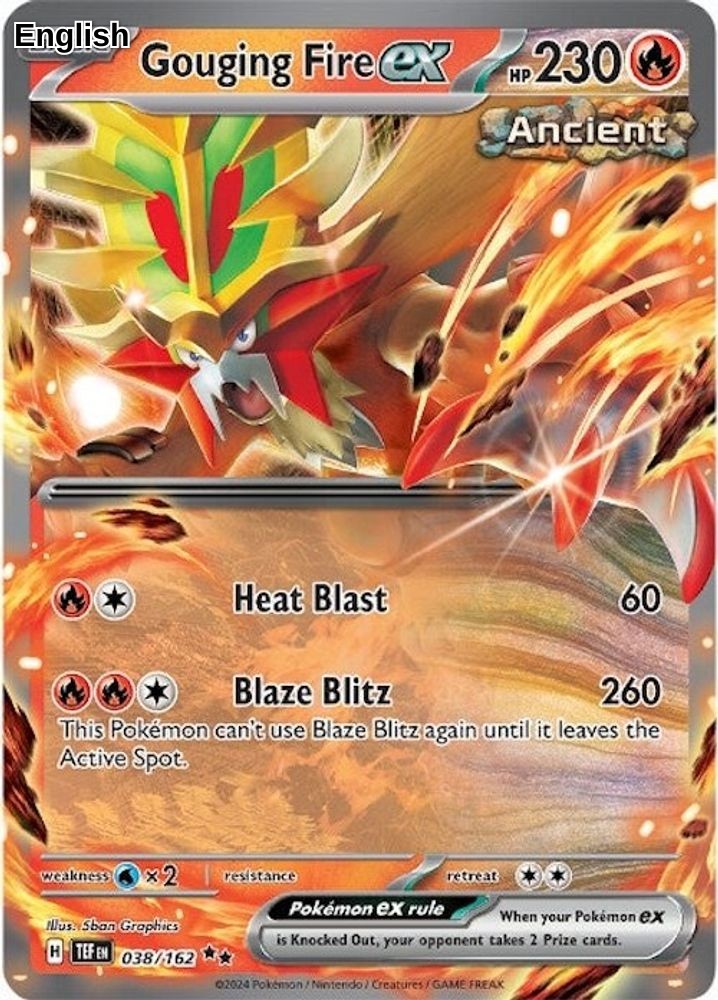 Gouging Fire ex - 038/162