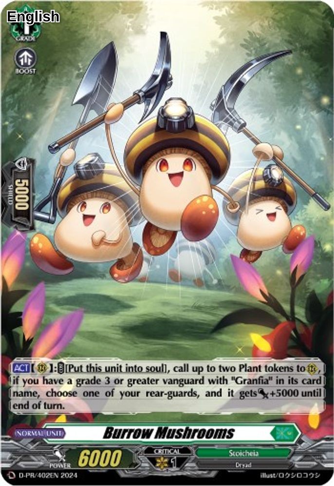 Burrow Mushrooms (Foil)