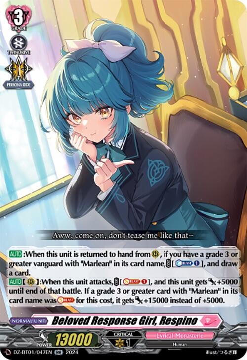 Beloved Response Girl, Respino (DZ-BT01/047EN) [Fated Clash]