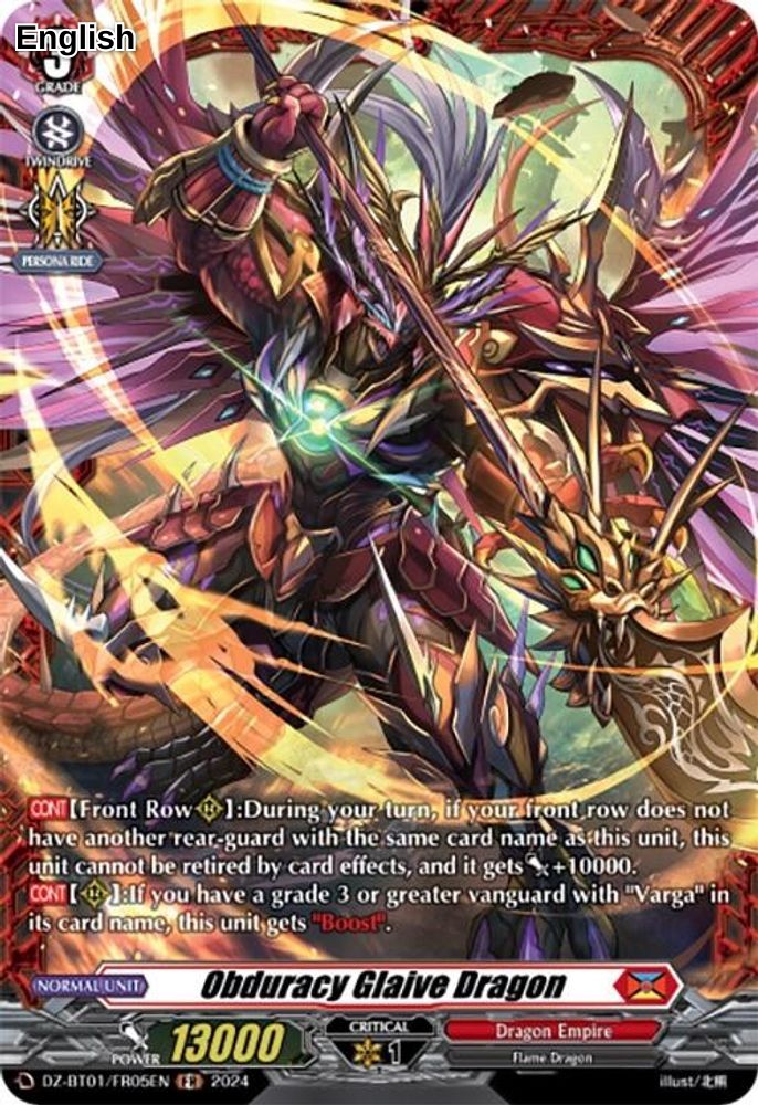 Obduracy Glaive Dragon (FR)