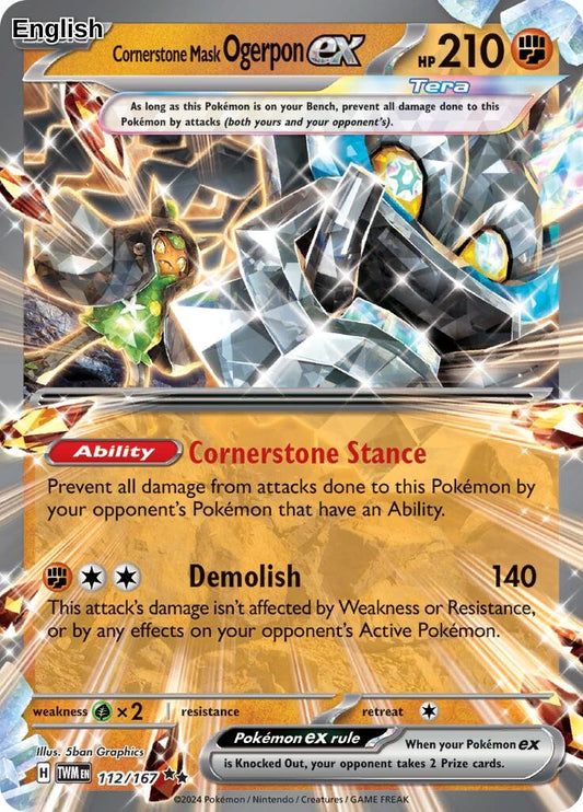 Cornerstone Mask Ogerpon ex - 112/167