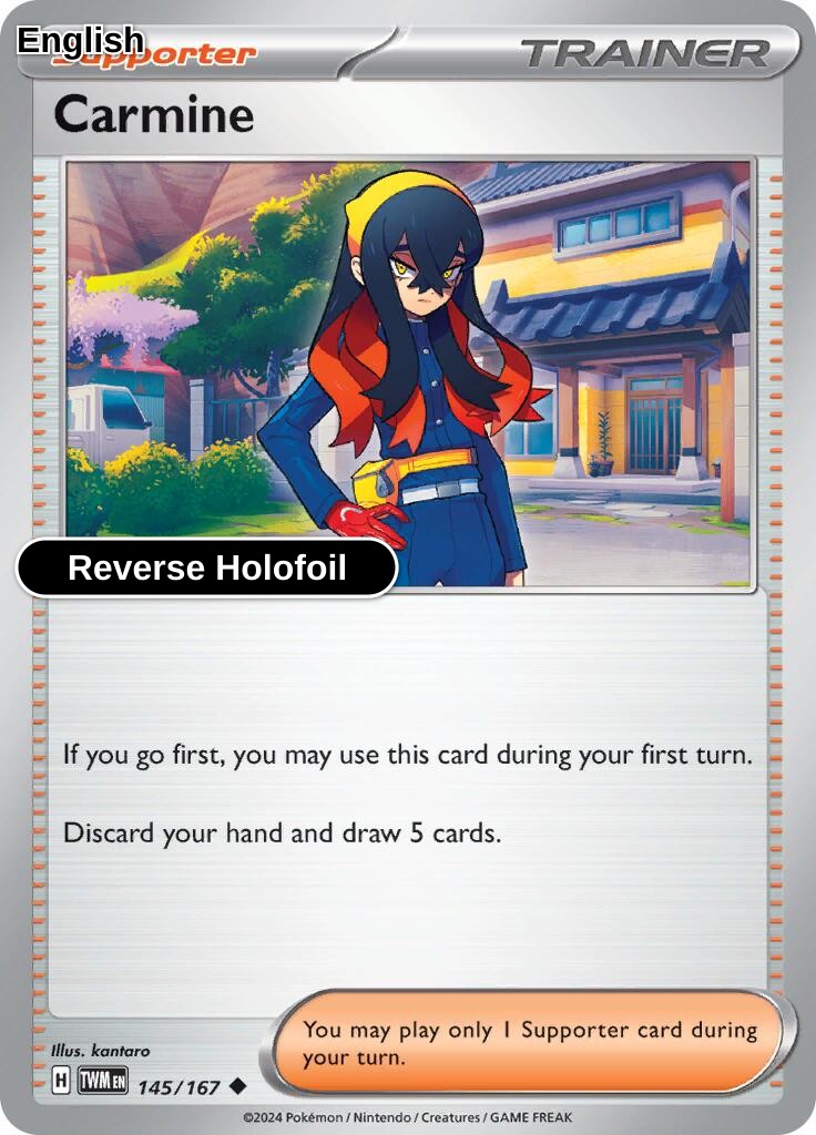 Carmine - 145/167 [TWM - 145/167] U SV06: Twilight Masquerade - Reverse Holofoil