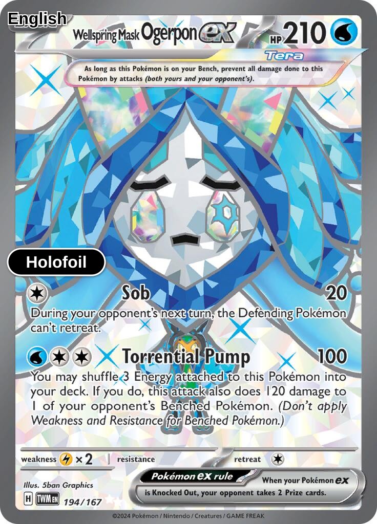 Wellspring Mask Ogerpon ex - 194/167