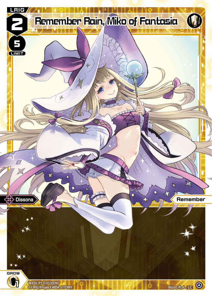 Remember Rain, Miko of Fantasia (WXDi-P13-013[EN]) [Concord Diva]