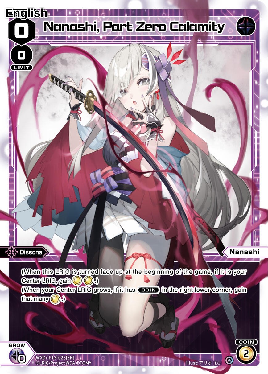 Nanashi, Part Zero Calamity