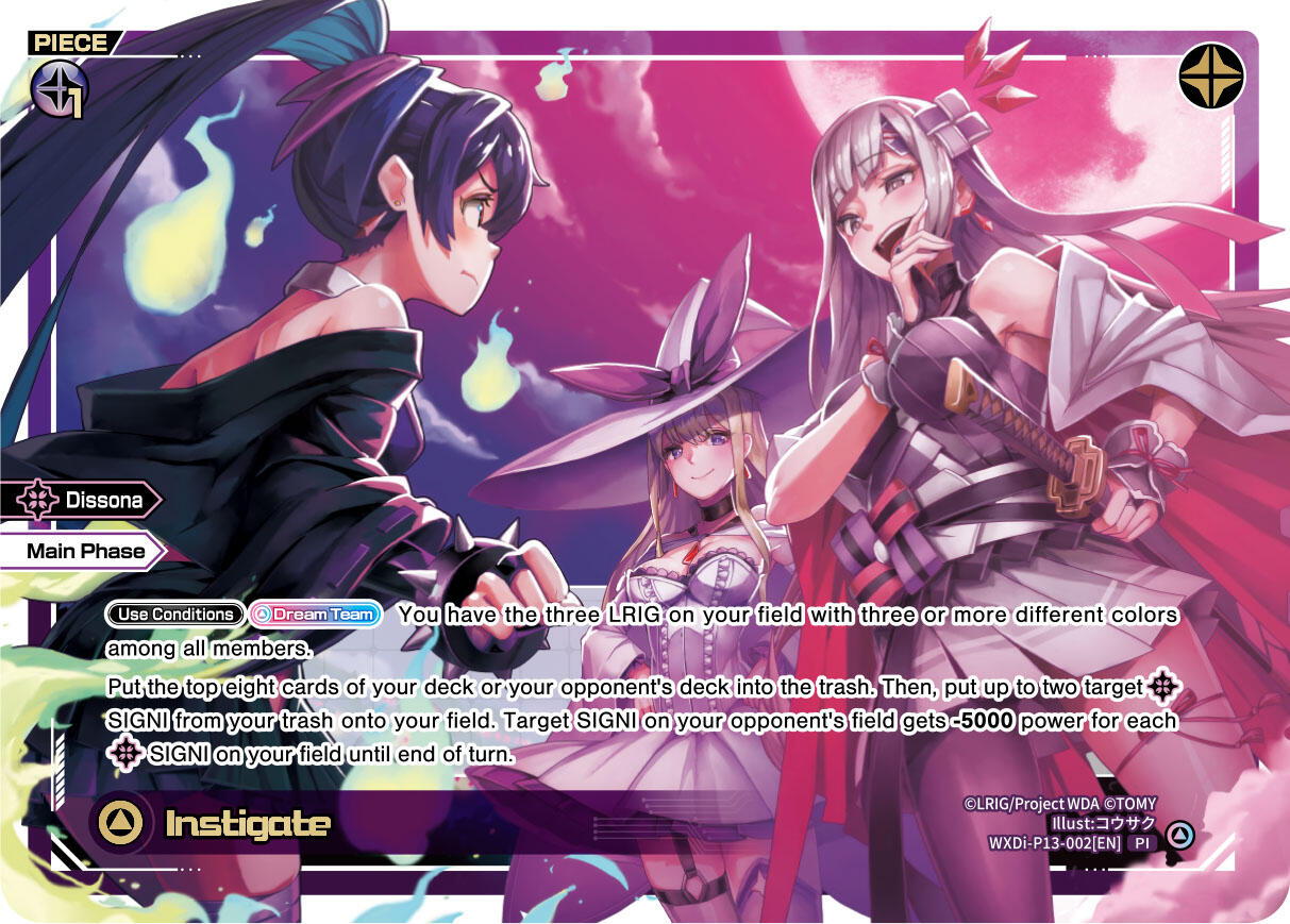 Instigate (WXDi-P13-002[EN]) [Concord Diva]