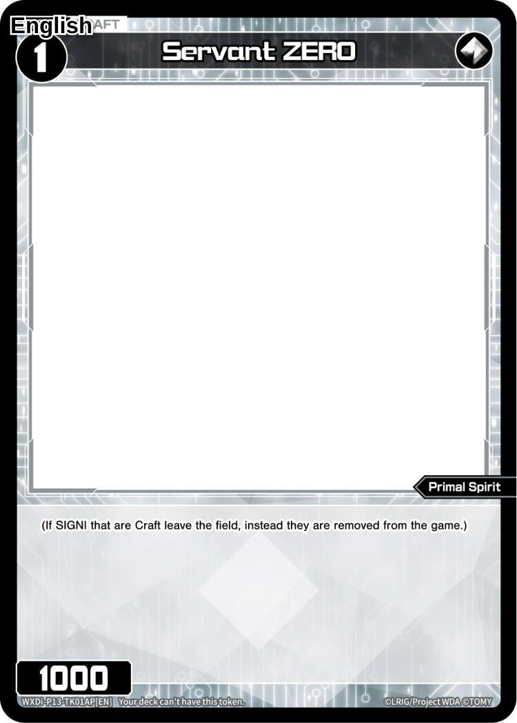 Servant ZERO (Parallel Foil) // [Virus] (Non-Foil)