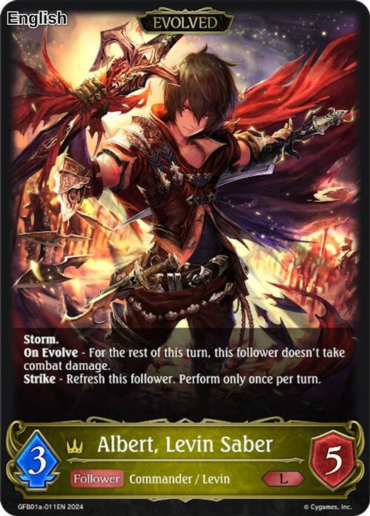Albert, Levin Saber (Evolved)