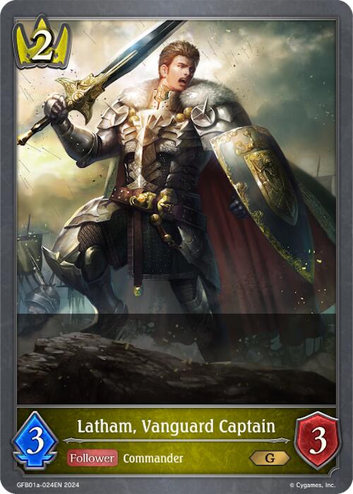 Latham, Vanguard Captain (GFB01a-024EN) [GFB01: Gloryfinder Bundle 01: Guide to Glory]