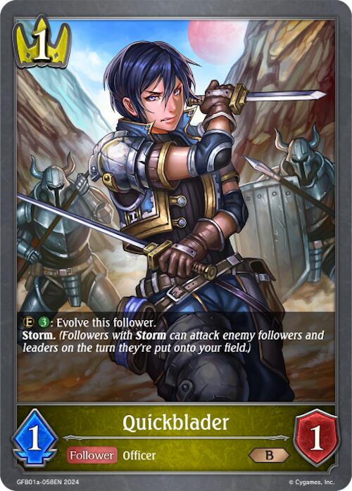 Quickblader (GFB01a-058EN) [GFB01: Gloryfinder Bundle 01: Guide to Glory]