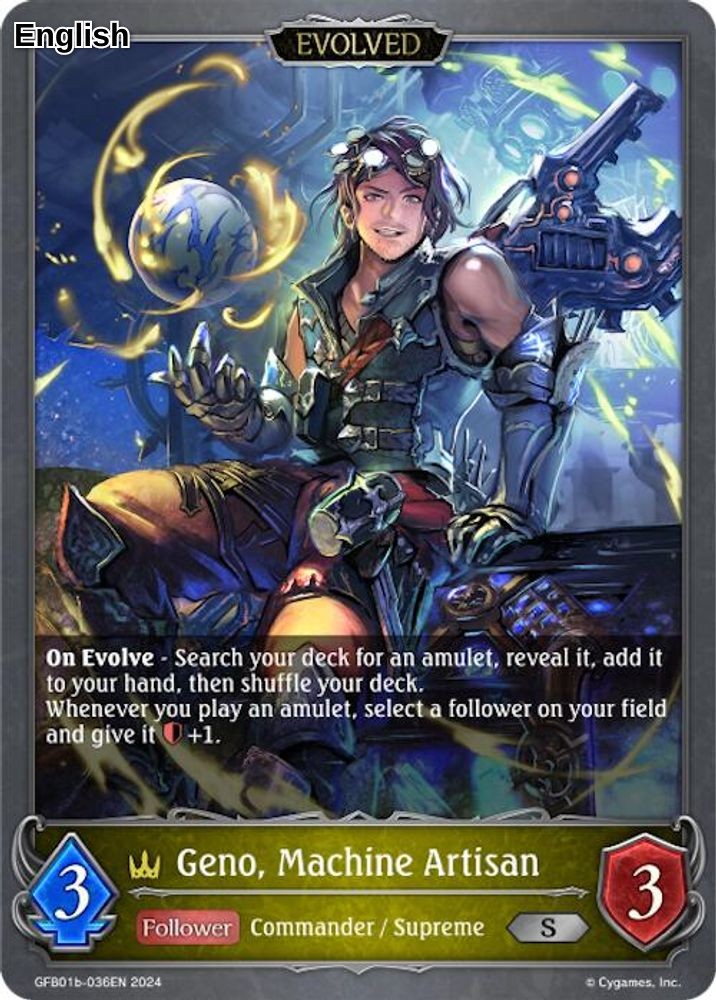 Geno, Machine Artisan (Evolved) (GFB01b-036EN)