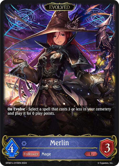 Merlin (Evolved) (GFB01c-010EN) [GFB01: Gloryfinder Bundle 01: Guide to Glory]