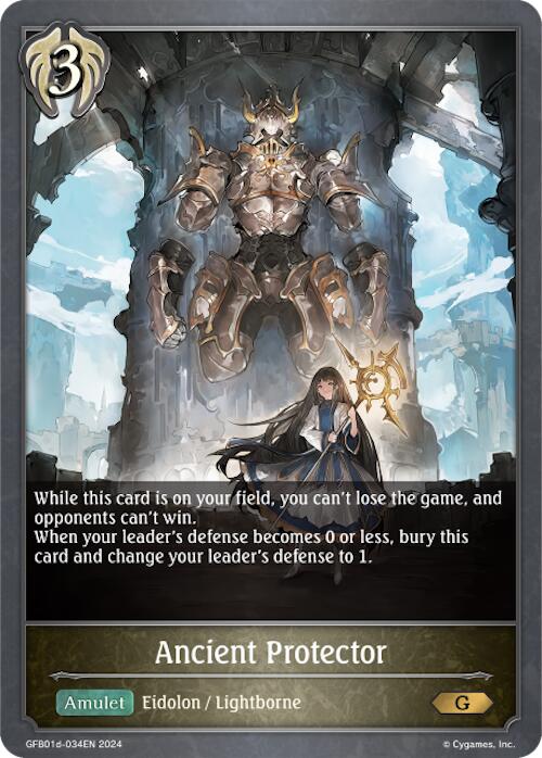 Ancient Protector (GFB01d-034EN) [GFB01: Gloryfinder Bundle 01: Guide to Glory]