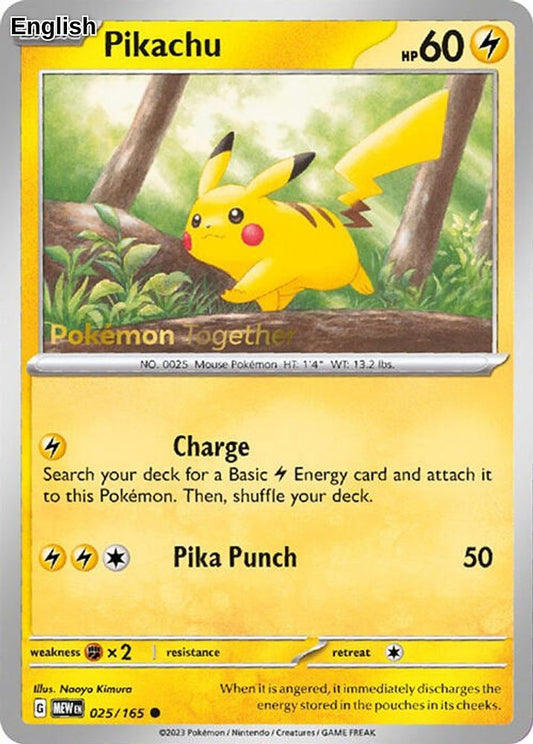 Pikachu - 025/165 (Pokemon Together)