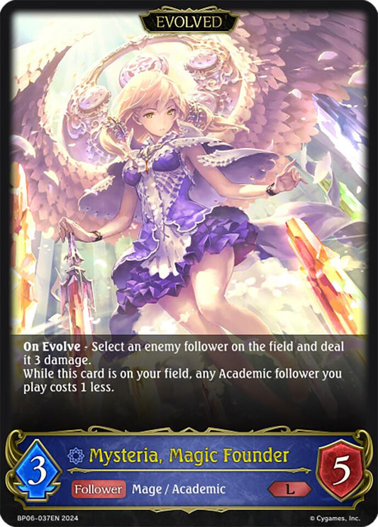 Mysteria, Magic Founder (Evolved) (BP06-037EN) [Paragons of the Colosseum]