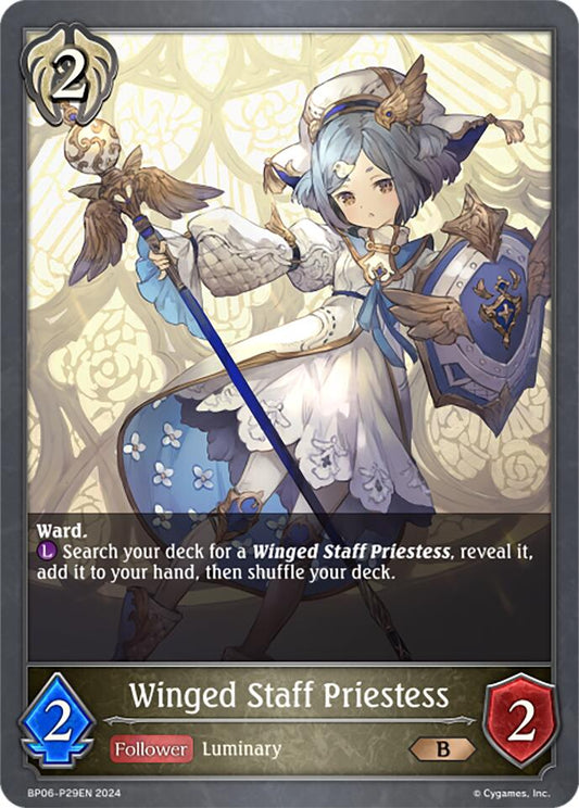 Winged Staff Priestess - P29EN (Foil) (BP06-P29EN) [Paragons of the Colosseum]