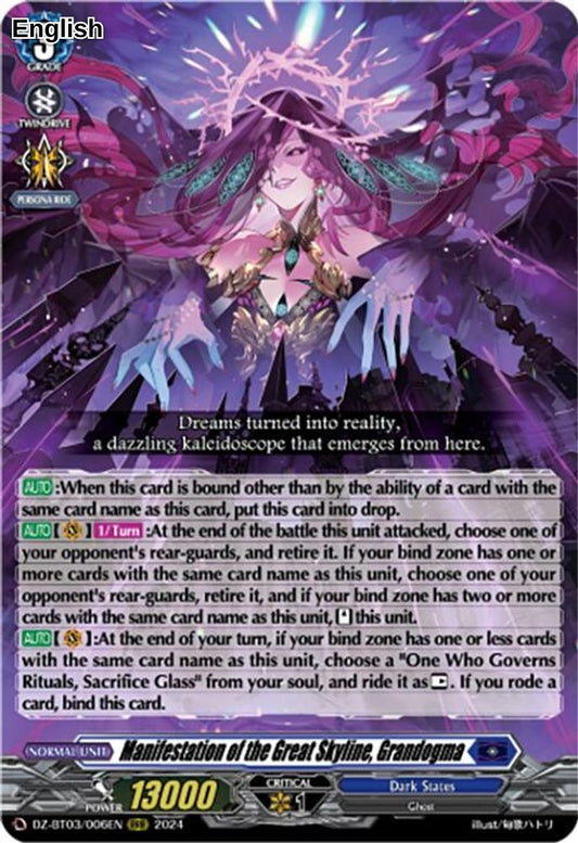 Manifestation of the Great Skyline, Grandogma