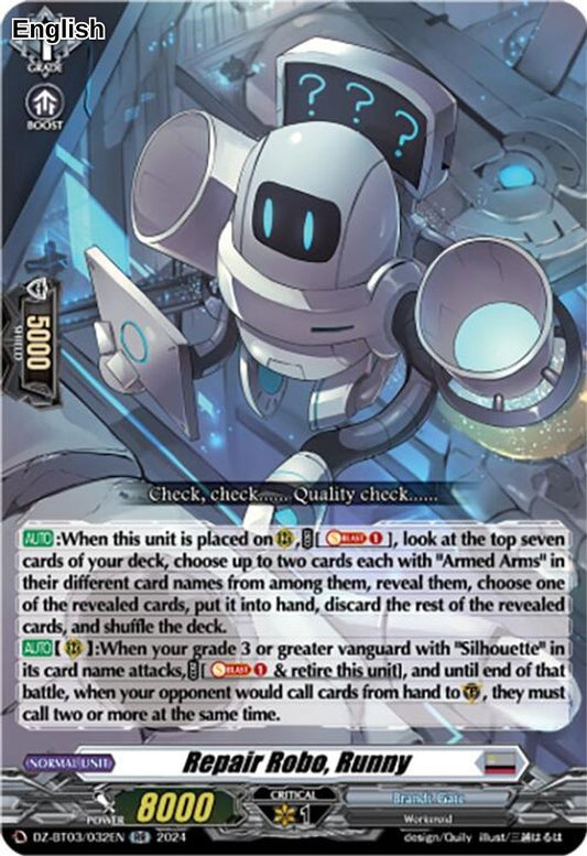 Repair Robo, Runny