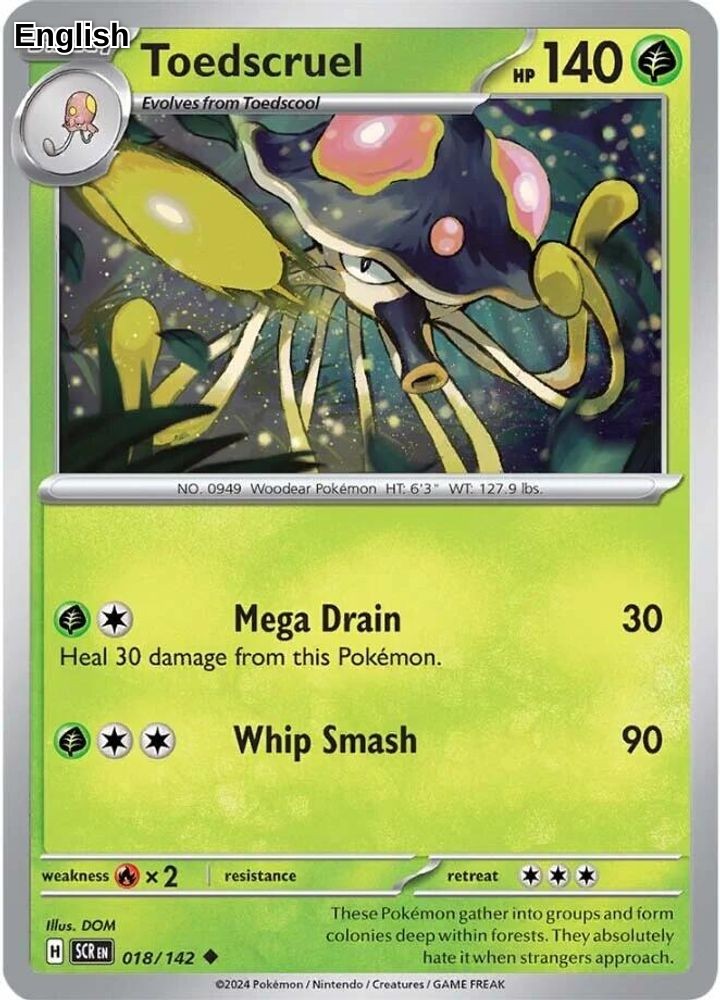 Toedscruel [SCR - 018/142] SV07: Stellar Crown