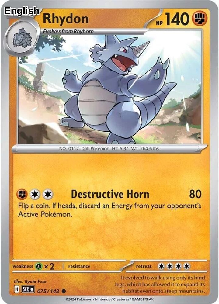 Rhydon [SCR - 075/142] SV07: Stellar Crown